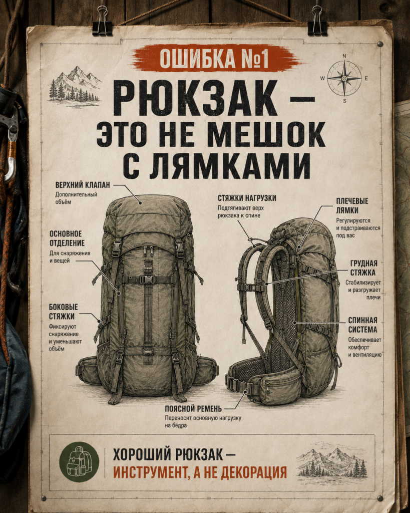 Рюкзак — это не аксессуар.